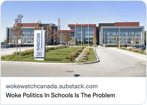 Woke Politics in Schools is the Problem.